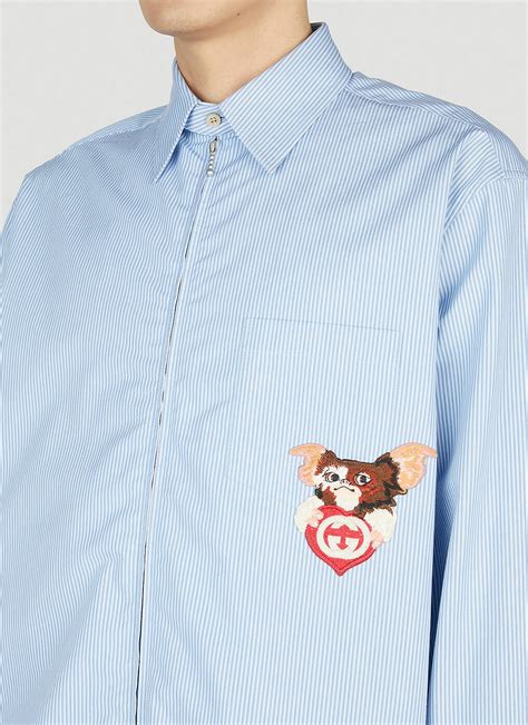 light blue gucci button down|Gucci .